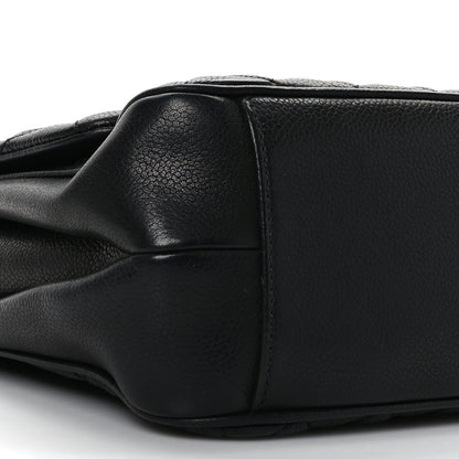 Chanel Caviar Quilted Medium Rock In Rome Single Flap Black 8 of 9