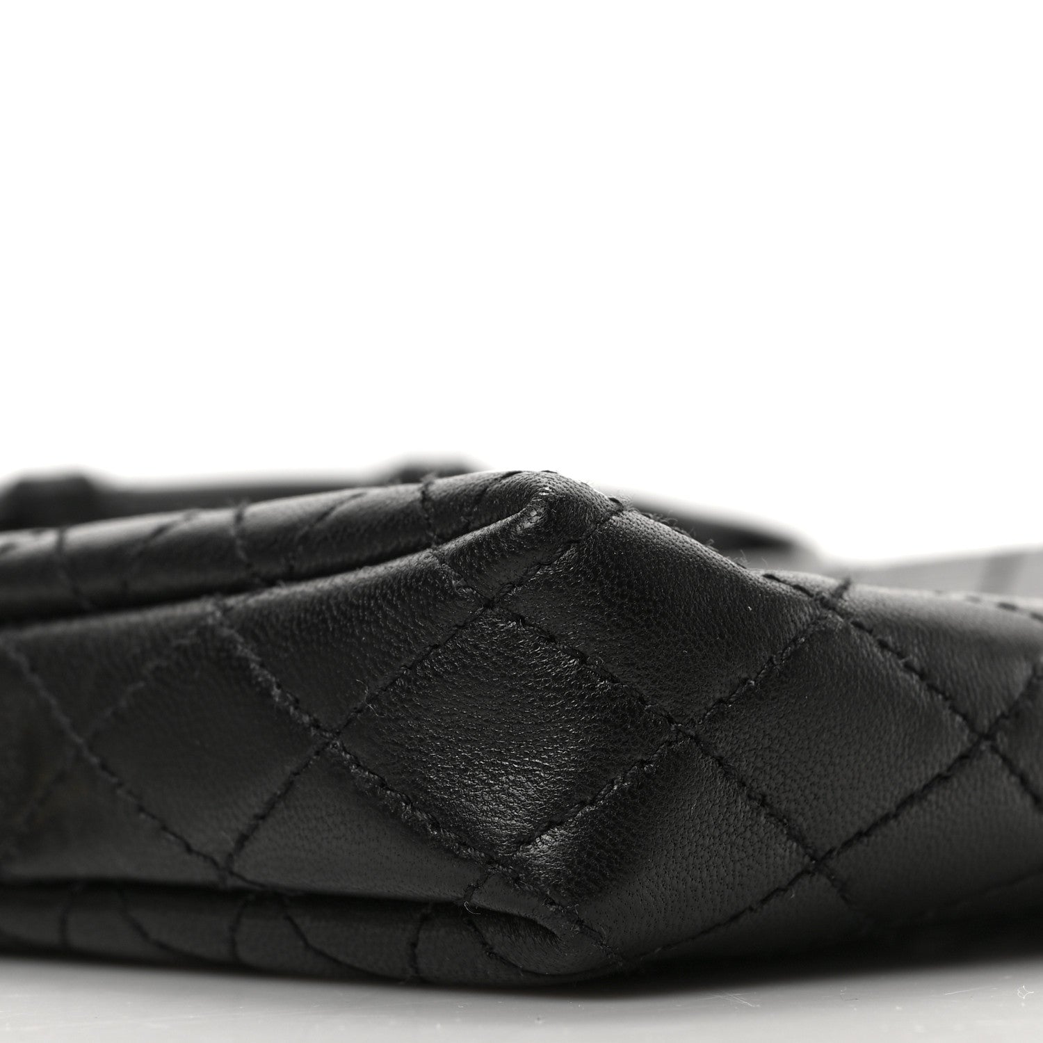 Saint Laurent Lambskin Quilted Gaby Zipped Pouch Black 7 of 8
