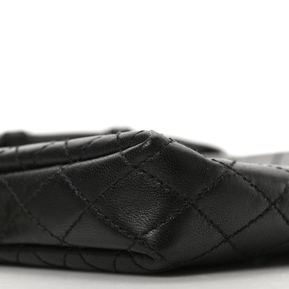 Saint Laurent Lambskin Quilted Gaby Zipped Pouch Black 7 of 8