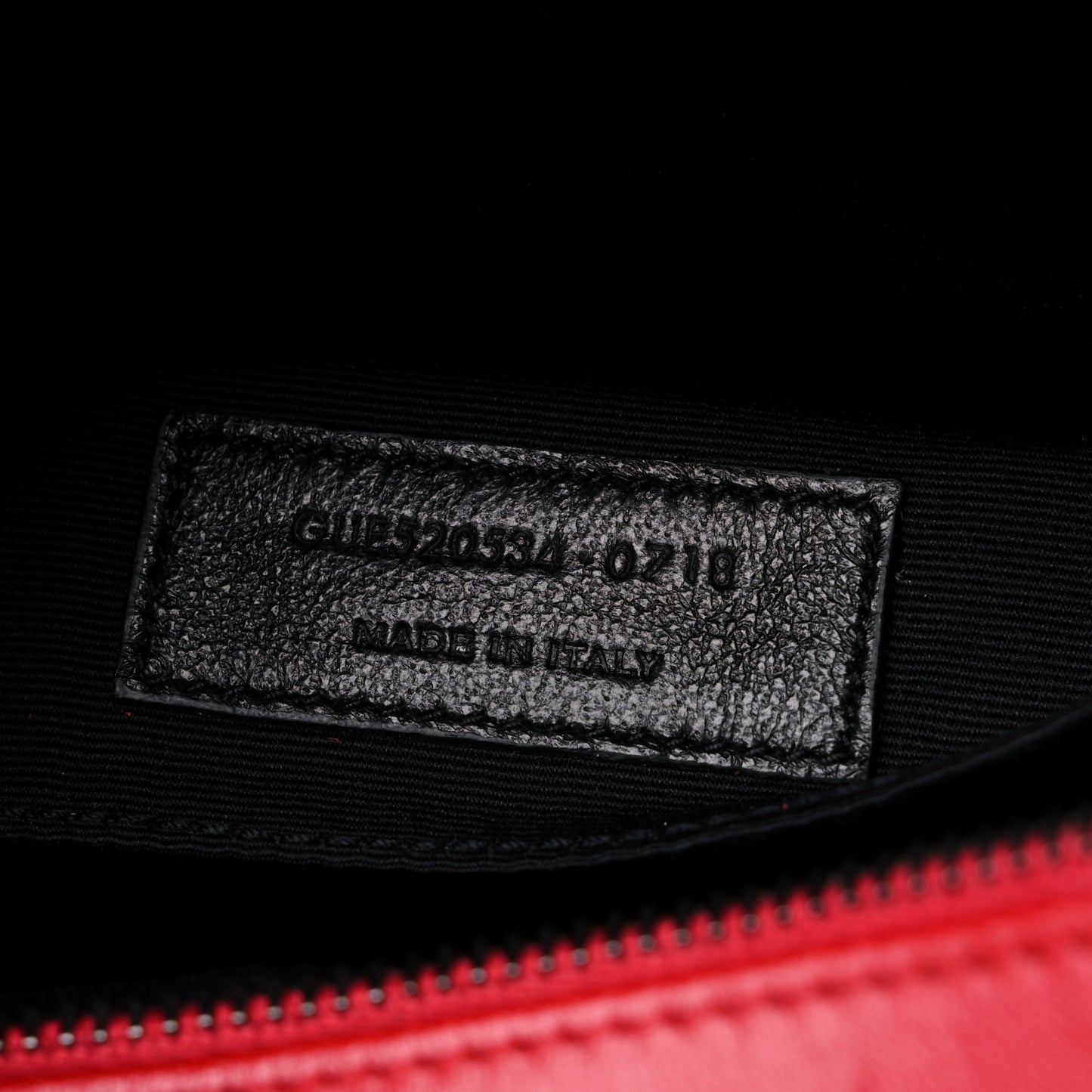 Calfskin Matelasse Monogram Lou Camera Bag Red