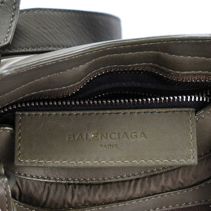 Balenciaga Nylon Agneau Rubber Hardware Mini City Khaki 7 of 8
