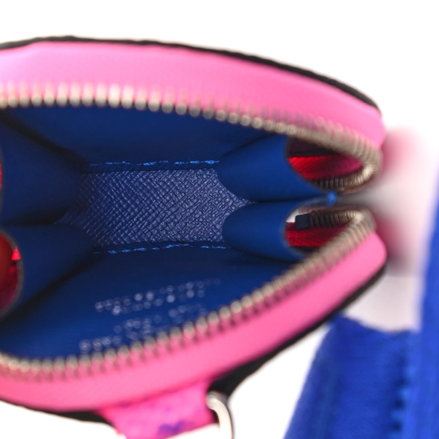 Louis Vuitton Taurillon Illusion Trio Pouch Bleu Rose 7 of 12