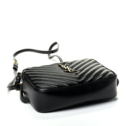 Saint Laurent Calfskin Matelasse Monogram Lou Camera Bag Black 3 of 4