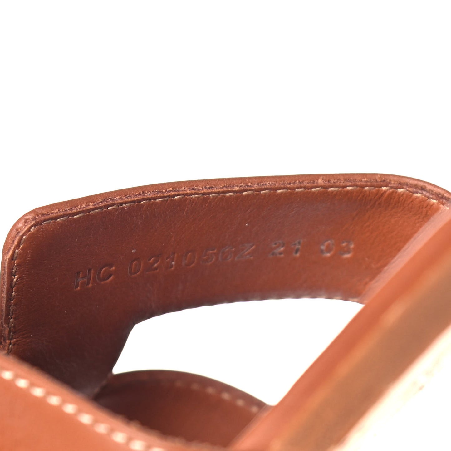 Box Calfskin Oran Sandals 39.5 Gold
