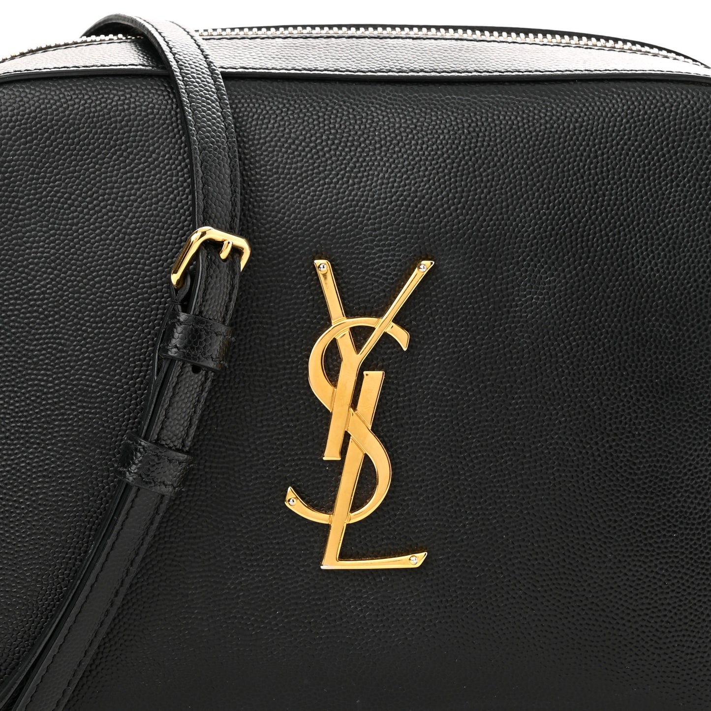 Grain De Poudre Medium Classic Monogram Camera Bag Black