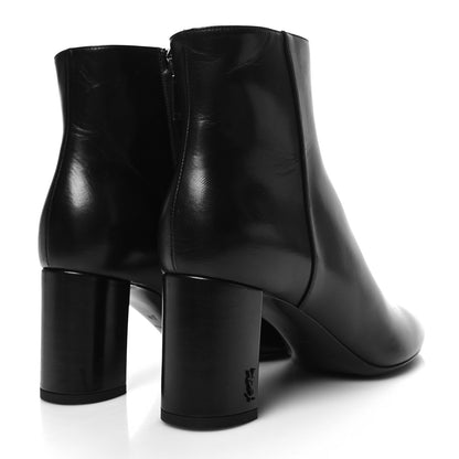 Saint Laurent Nappa Vendome Loulou Ankle Zip Boot 39 Black 4 of 8