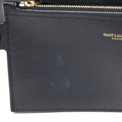 Saint Laurent Calfskin Large Shopping Tote Black 5 of 6