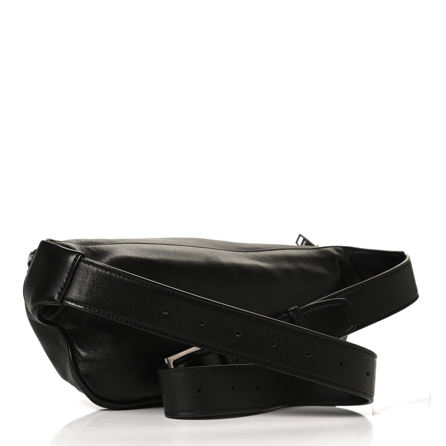 Saint Laurent Calfskin Monogram Belt Bag Black 3 of 10