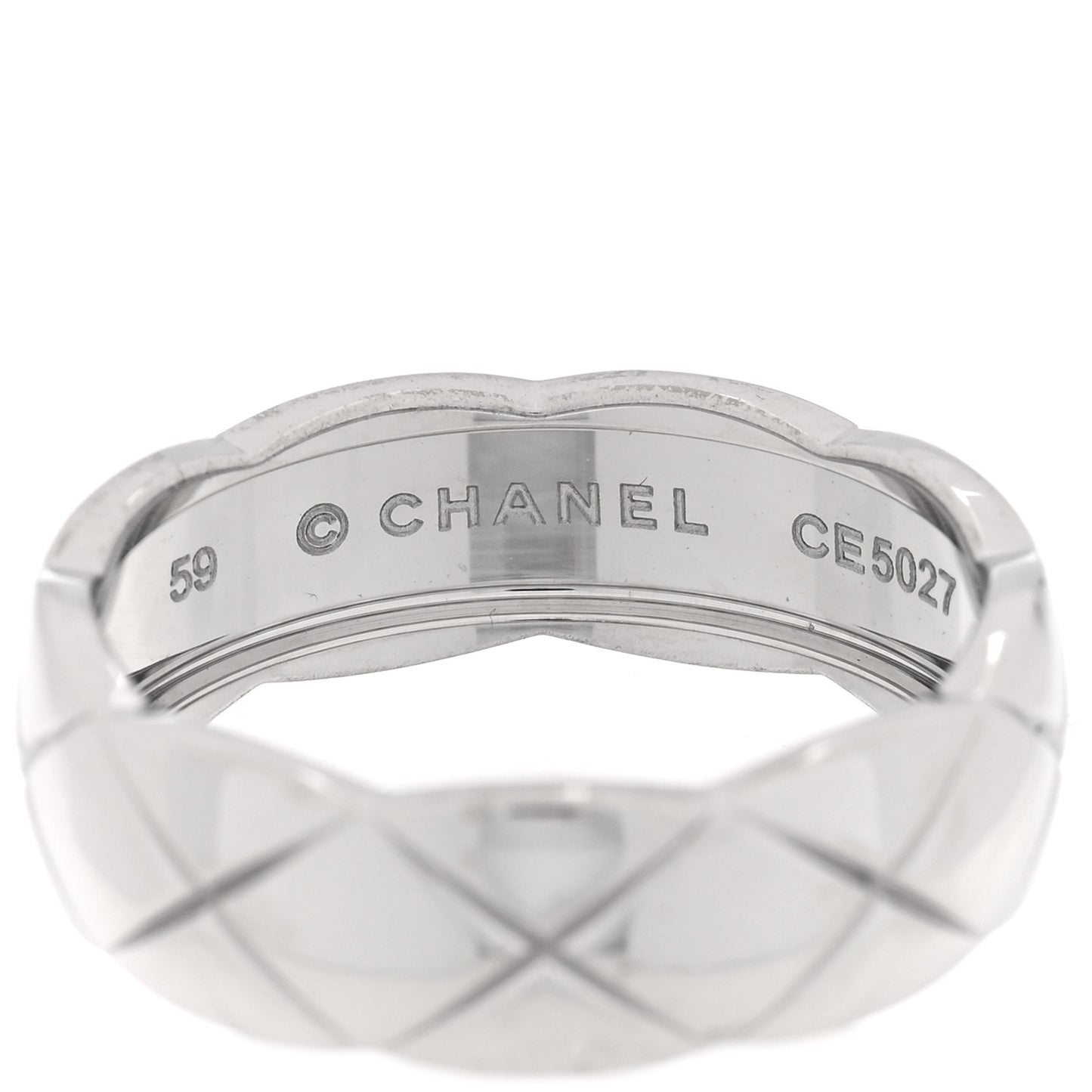 18K White Gold Small Coco Crush Ring 59 8.75