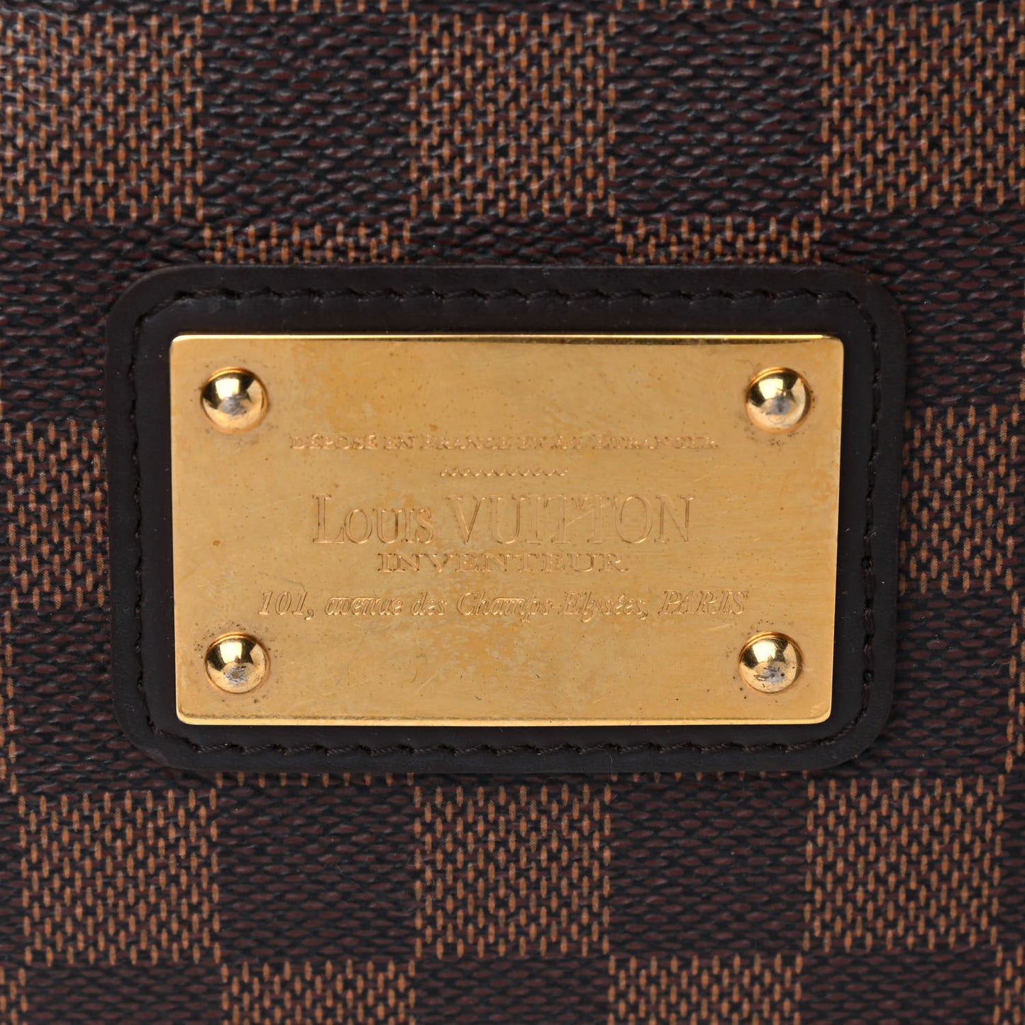 Damier Ebene Eva Clutch