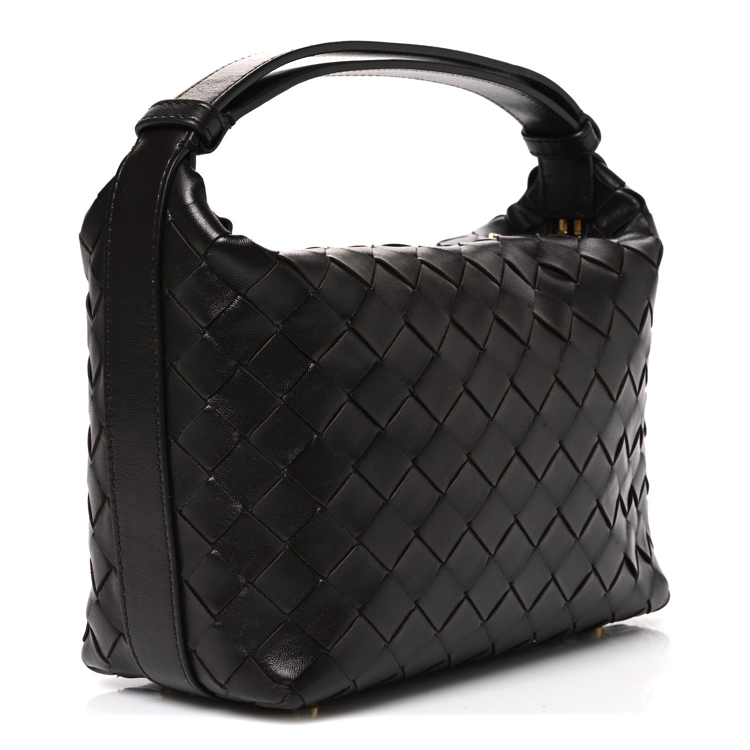 Bottega Veneta Calfskin Nappa Intrecciato Mini Wallace Fondant 3 of 11