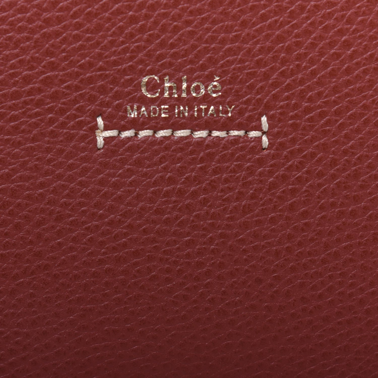 Chloe Grained Calfskin Small Darryl Saddle Crossbody Bag Sepia Brown 6 of 14
