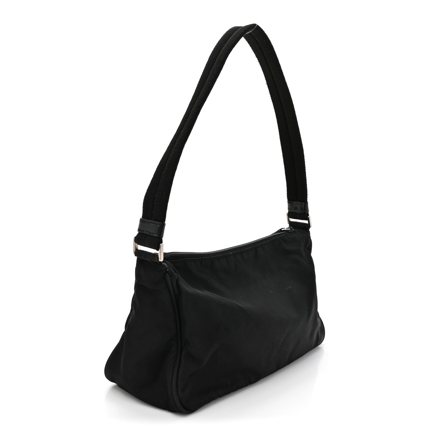 Prada Tessuto Nylon Pochette Black 3 of 10