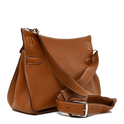 Hermes Taurillon Clemence Jypsiere 34 Gold 2 of 21