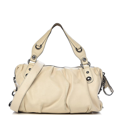 Gucci Calfskin Medium Icon Bit Boston Off White 1 of 31