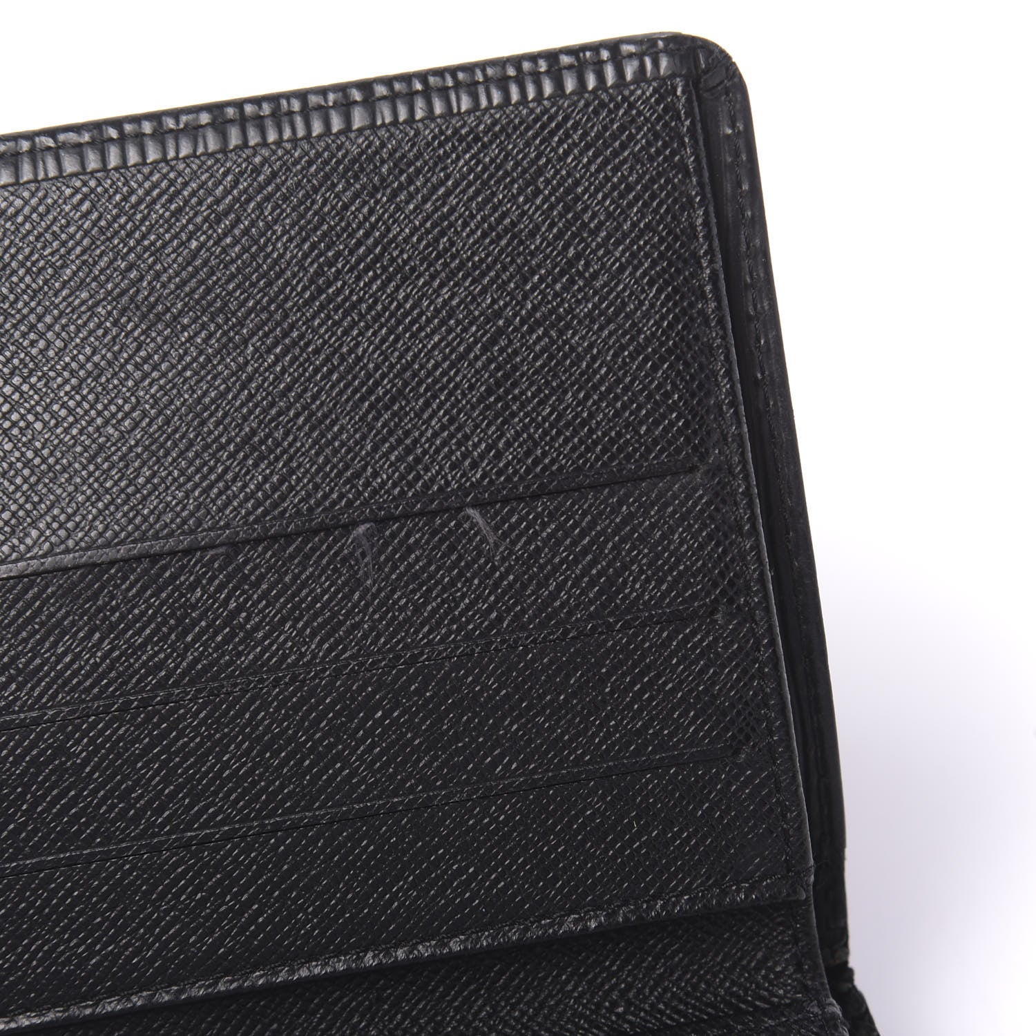 Louis Vuitton Epi 6 Card Billfold Wallet Black 7 of 11