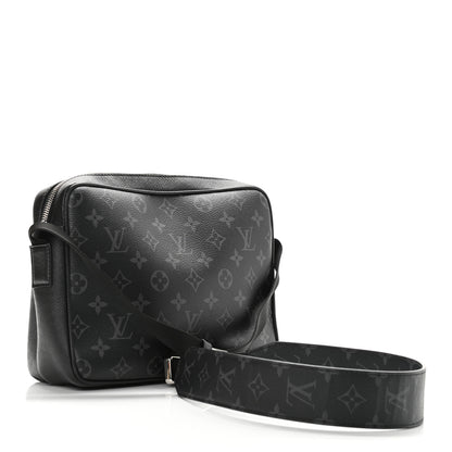 Louis Vuitton Taiga Monogram Eclipse Outdoor Messenger Black 3 of 9