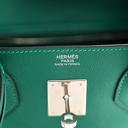 Hermes Epsom Birkin 30 Malachite 6 of 13
