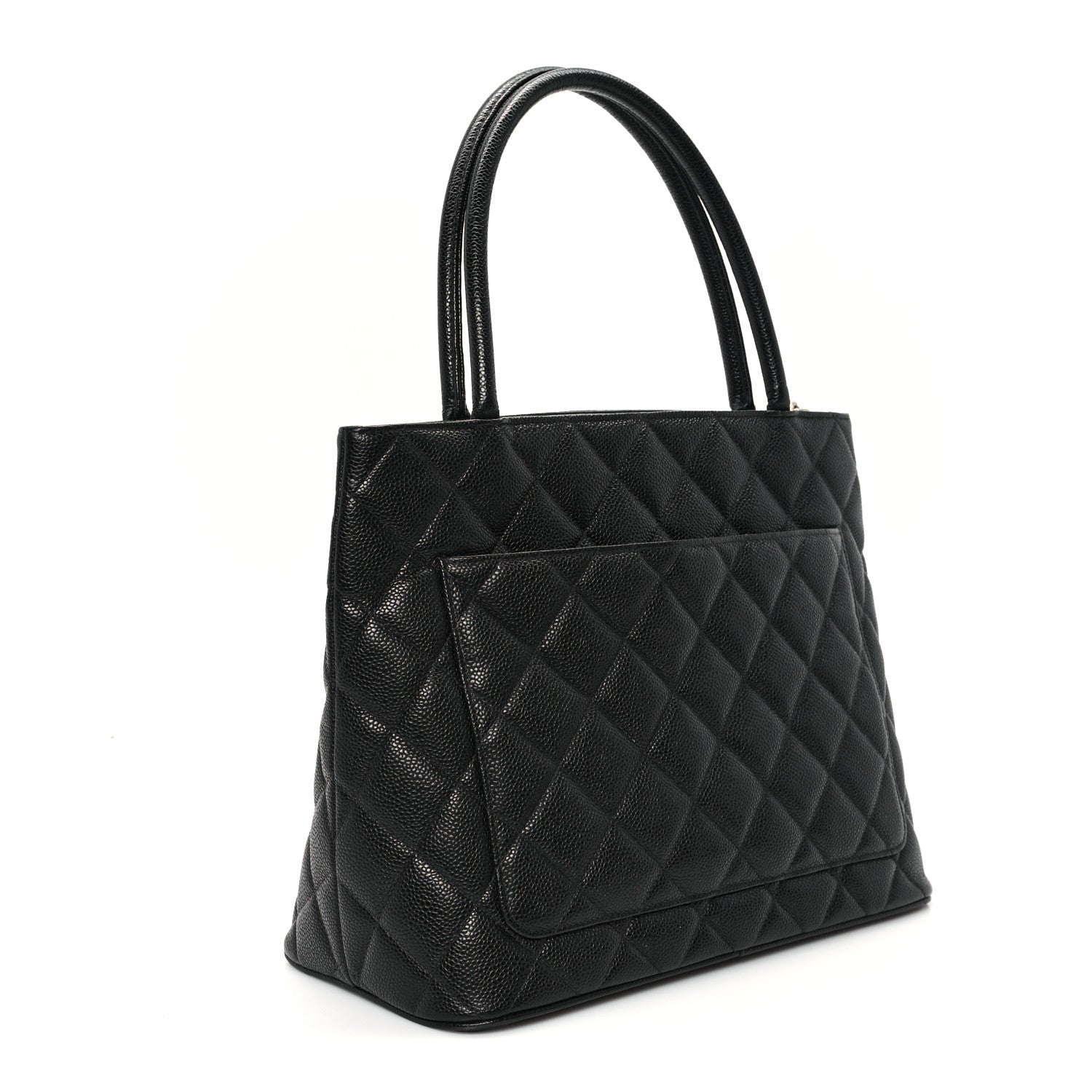 Chanel Caviar Quilted Medallion Tote Black 3 of 11