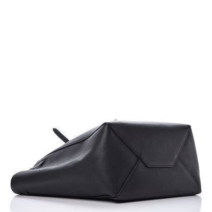 Celine Soft Grained Calfskin Small Belt Cabas Phantom Black 4 of 10