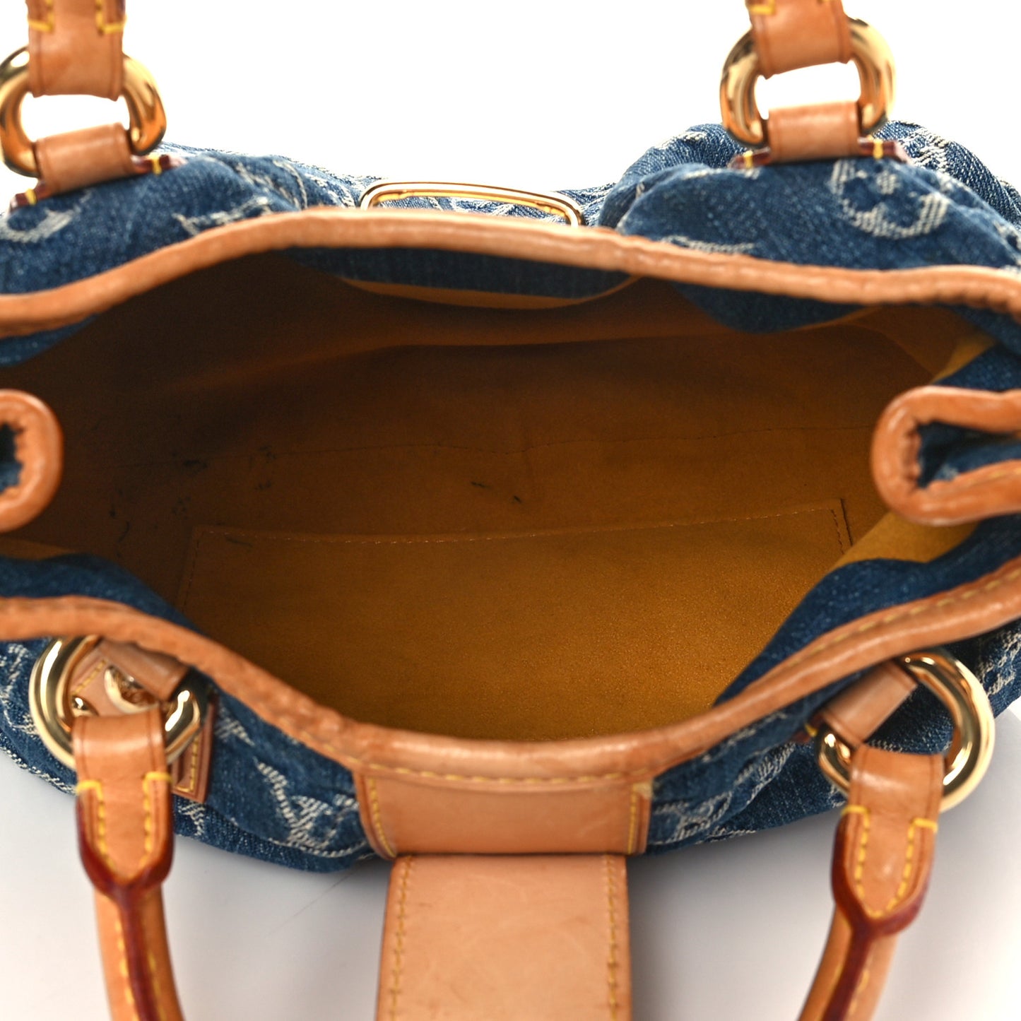 Monogram Denim Pleaty Blue