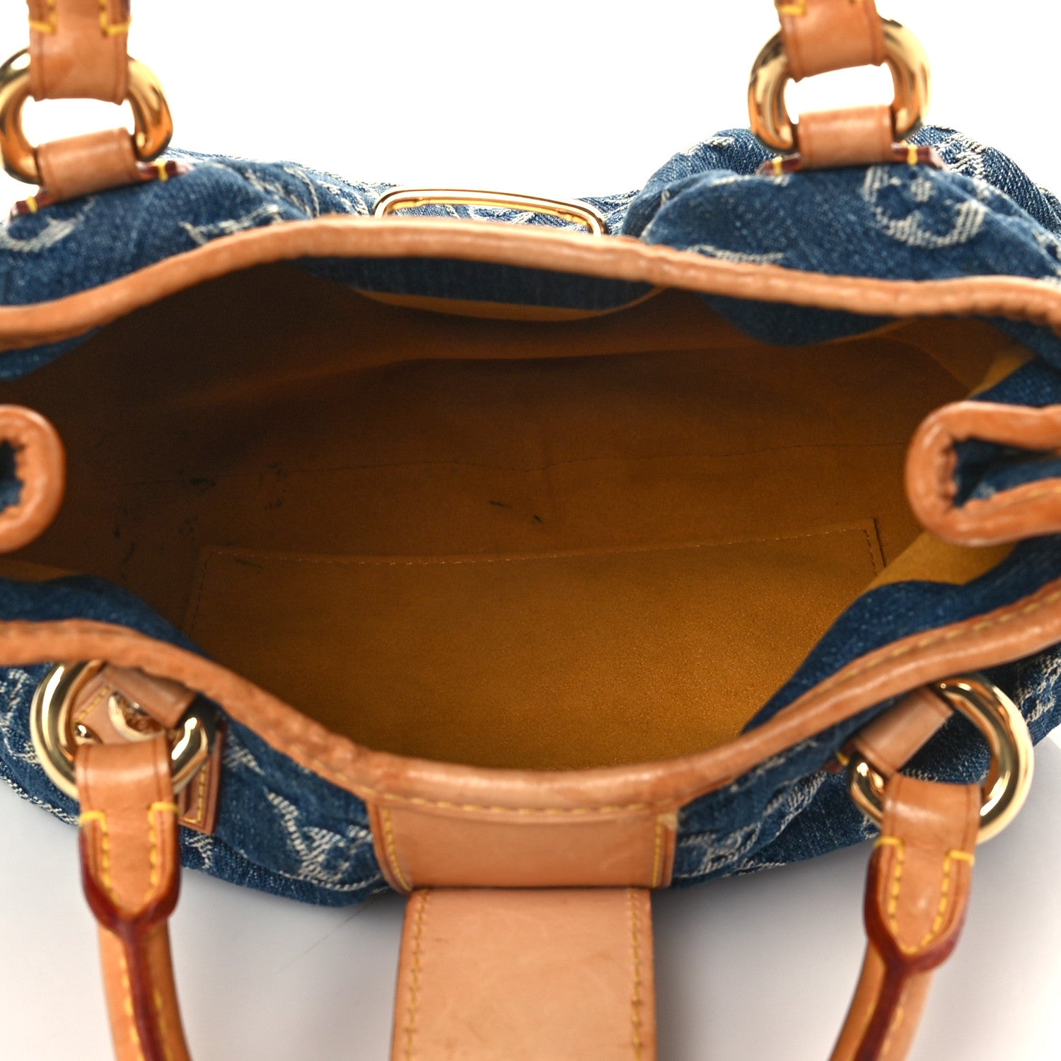 Louis Vuitton Monogram Denim Pleaty Blue 5 of 7