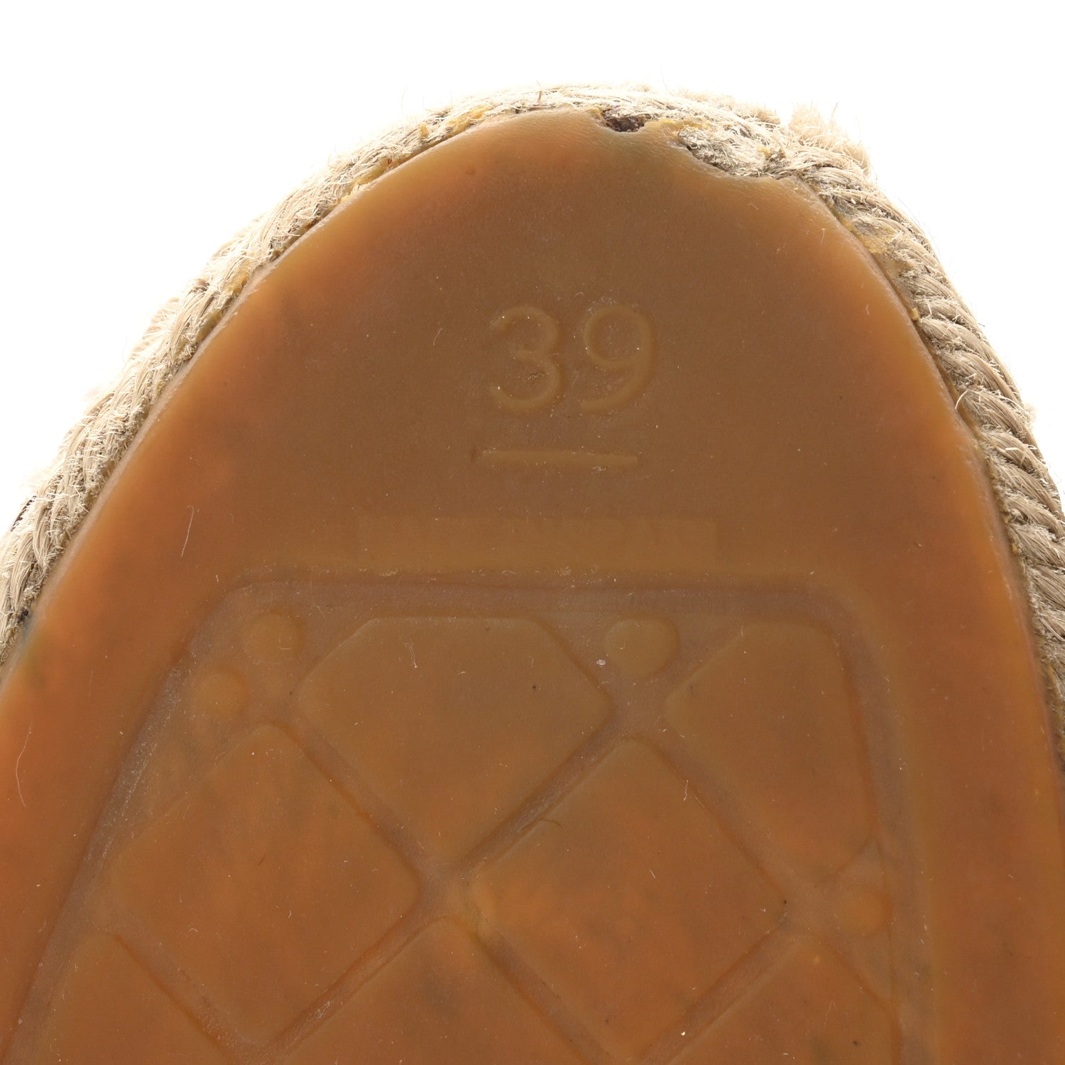 Chanel Lambskin CC Espadrilles 39 Beige Black 7 of 11