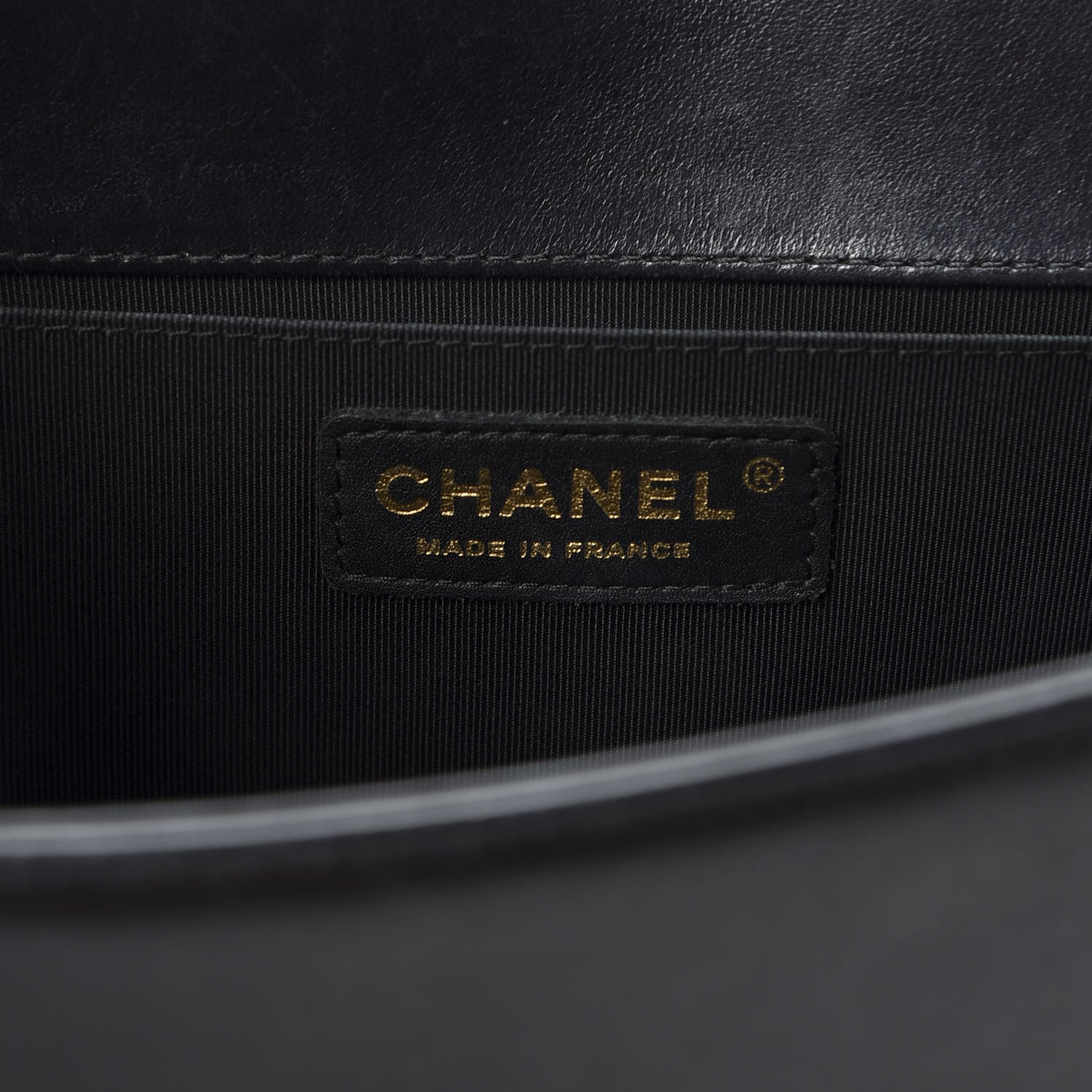 Chanel Lambskin Quilted Medium Boy Flap Pearly Black 7 of 10
