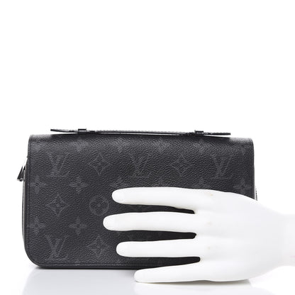 Louis Vuitton Monogram Eclipse Zippy XL Wallet 2 of 9
