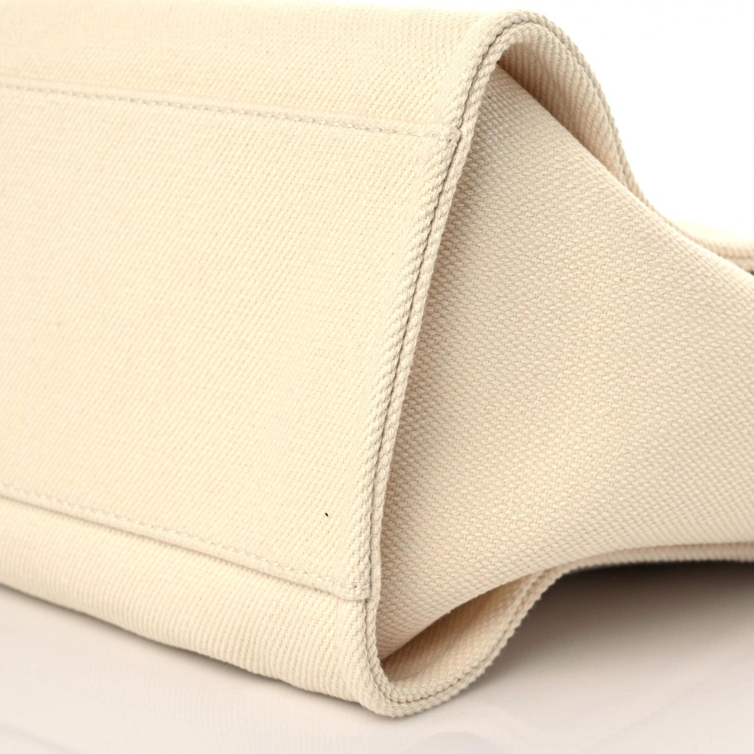 Chanel Canvas Pearl Medium Deauville Tote Ecru Beige 9 of 10