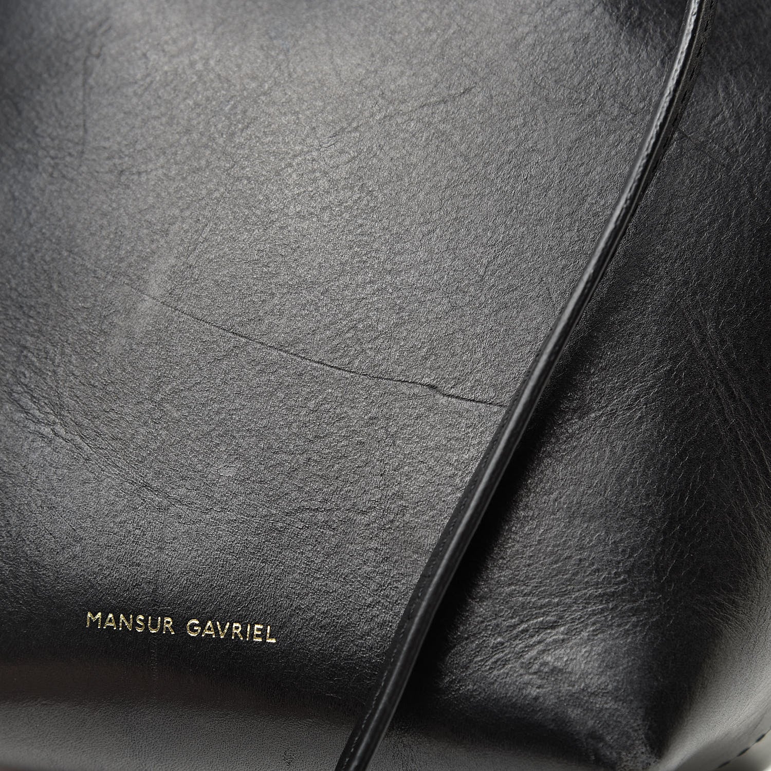 Mansur Gavriel Calfskin Mini Mini Bucket Bag Black Flamma 16 of 16