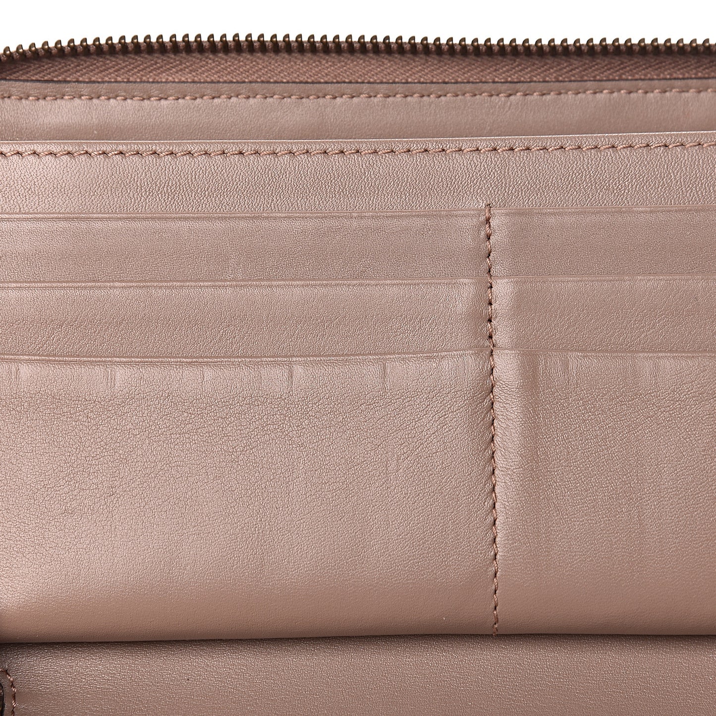 Calfskin Matelasse GG Marmont Zip Around Organizer Wallet Porcelain Rose