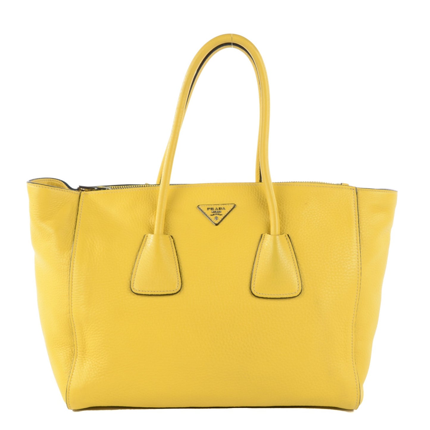 Vitello Daino Twin Pocket Tote Mimosa
