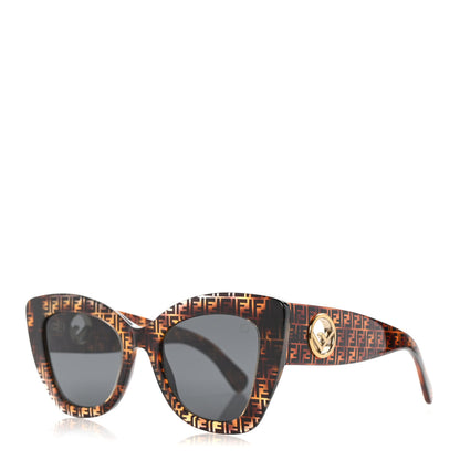 Fendi Acetate F is Fendi FF 51mm Cat Eye Sunglasses 0327/S Tortoise Camouflage 1 of 8