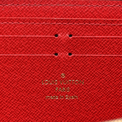 Louis Vuitton Damier Ebene Clemence Wallet Cherry 6 of 7