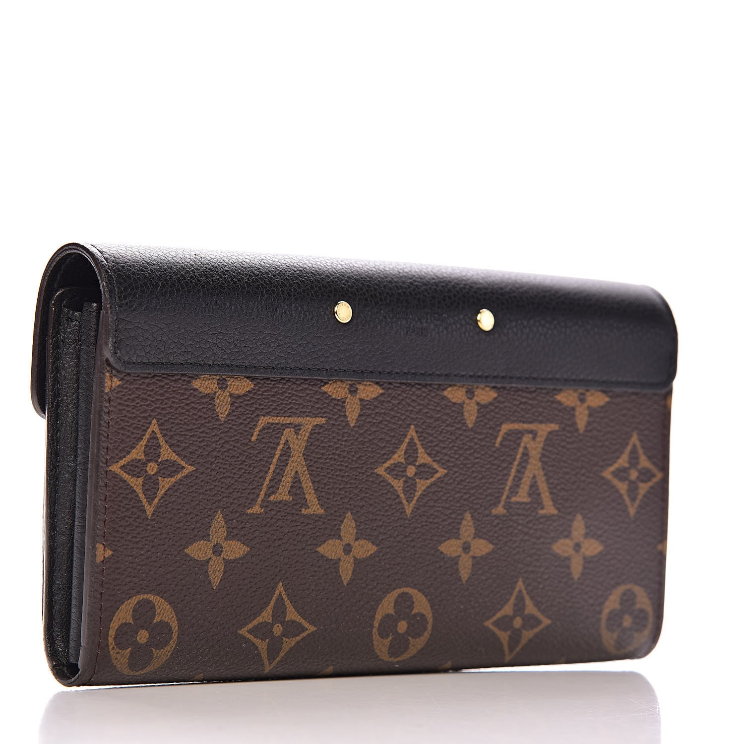 Louis Vuitton Monogram Pallas Wallet Black 3 of 10