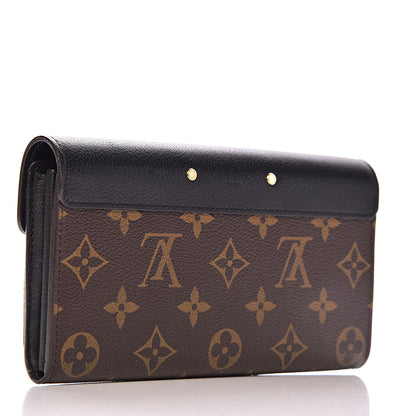 Louis Vuitton Monogram Pallas Wallet Black 3 of 10