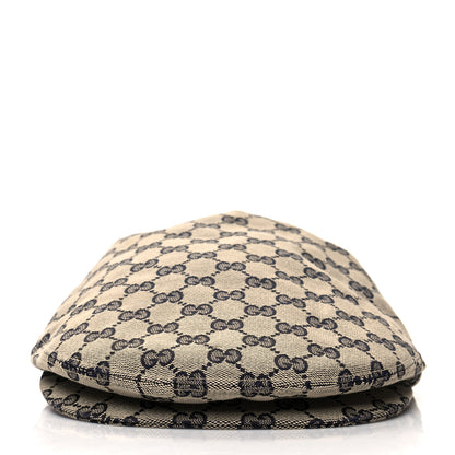 Gucci Monogram Flat Cap XS Navy 2 of 8