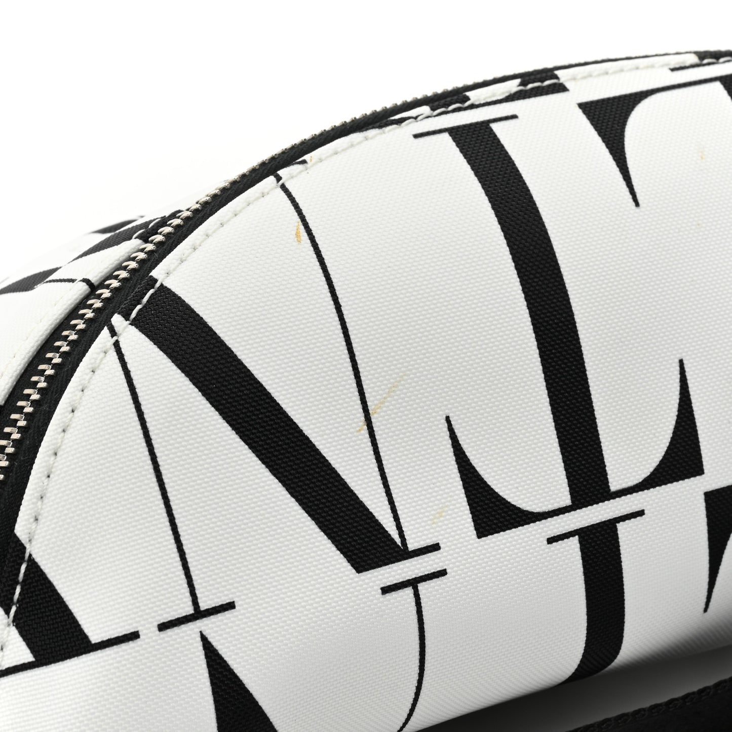 Nylon Mens VLTN Belt Bag White Black