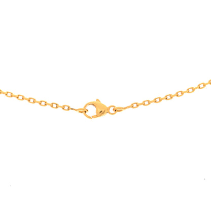 Hermes Lacquered Gold Pop H Pendant Necklace Black 5 of 6