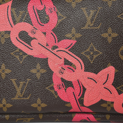 Louis Vuitton Monogram Bay Neverfull MM Rose Ballerine Poppy 11 of 16