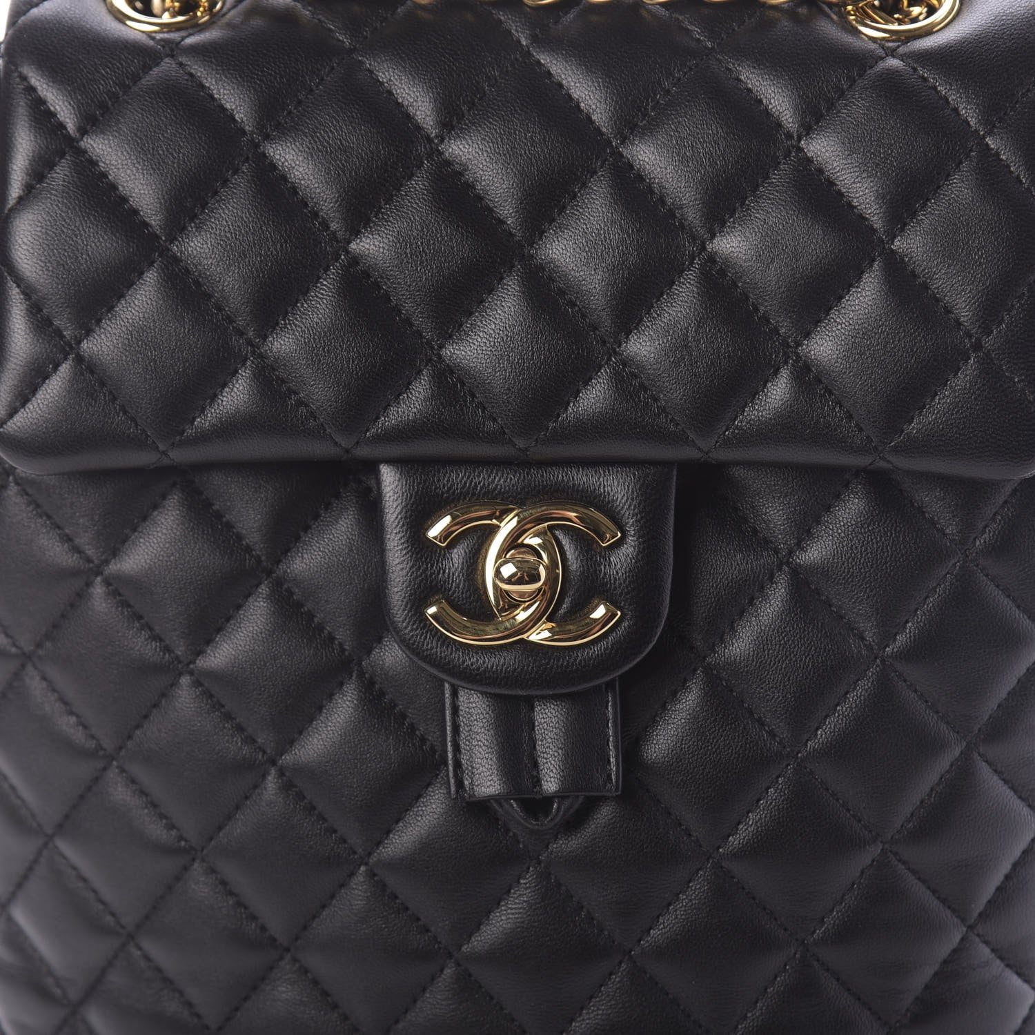 Chanel Lambskin Quilted Small Urban Spirit Backpack Black 9 of 10