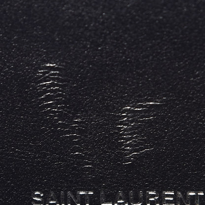 Saint Laurent Calfskin Crocodile Embossed Small Sac de Jour Brown 10 of 14