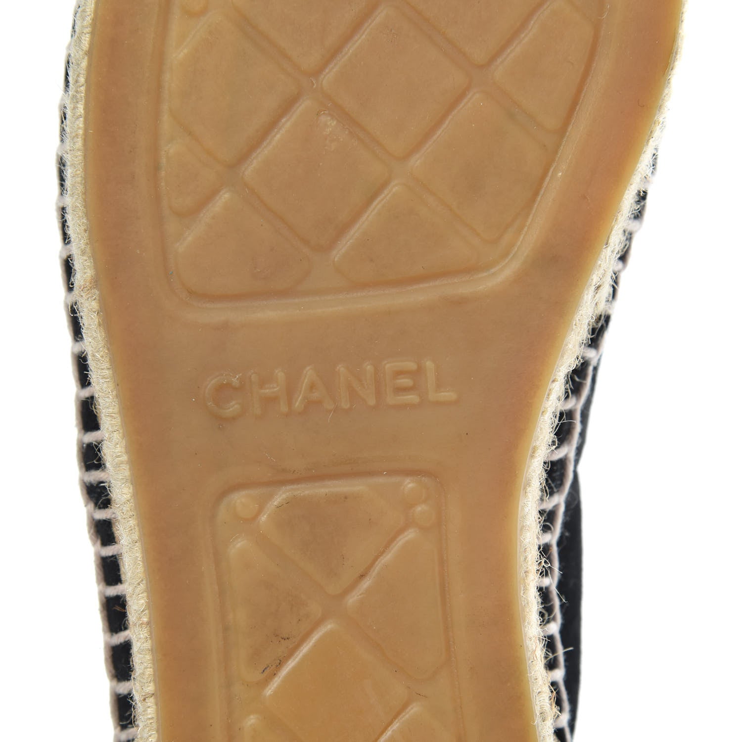 Chanel Suede Pearl CC Espadrilles 39 Black 8 of 10