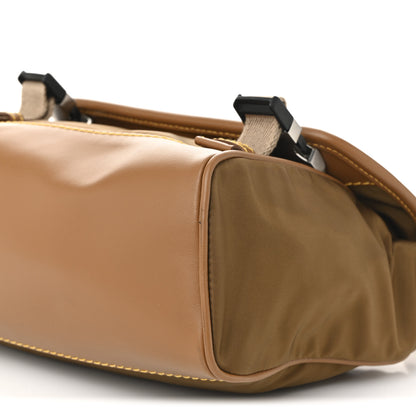Prada Re-Nylon Nappa Triangle Medium Shoulder Bag Cocoa 9 of 9