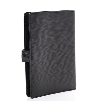 Louis Vuitton Epi Medium Ring Agenda Cover Black 2 of 8