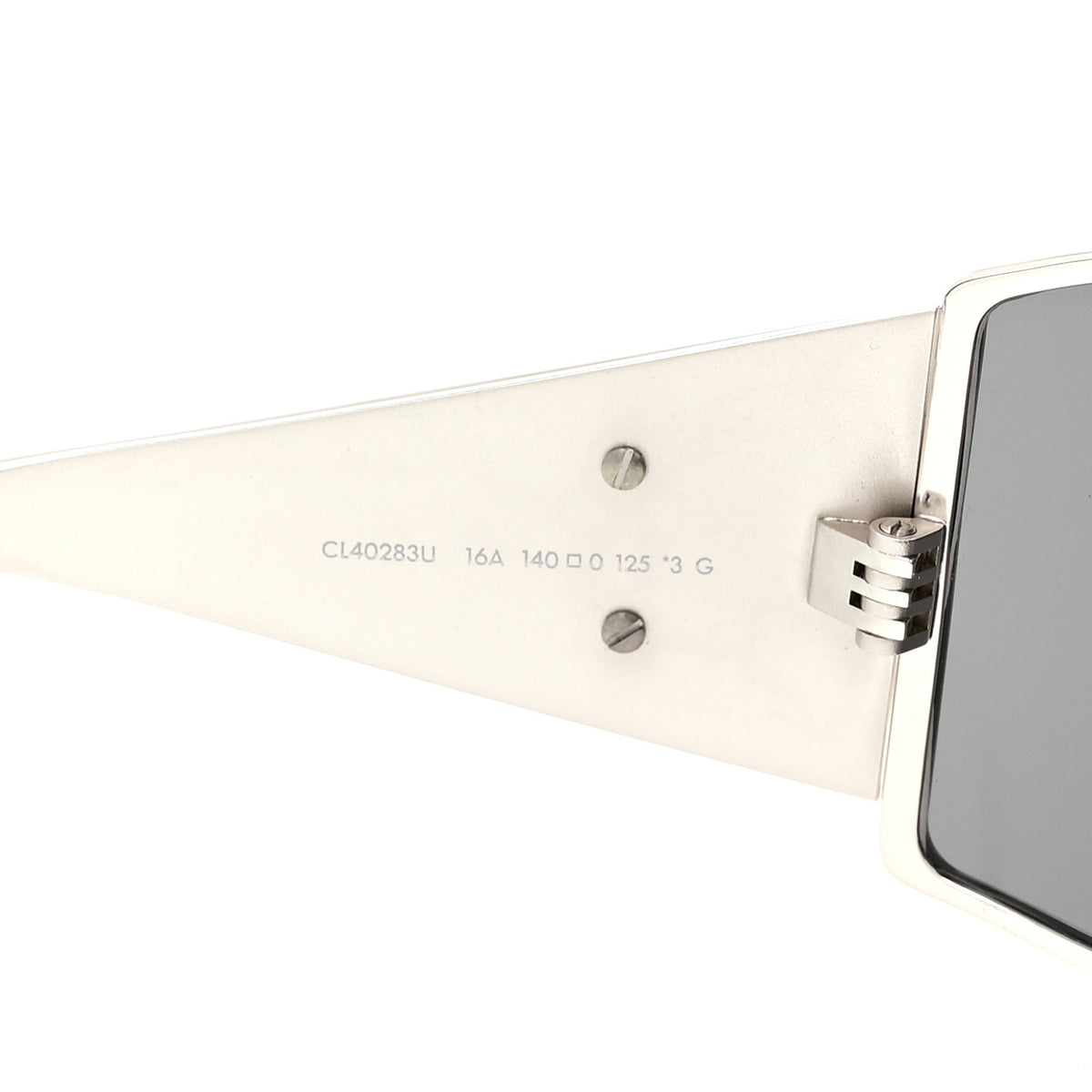 Celine Metal Triomphe Sunglasses CL40283U Silver Black 5 of 8