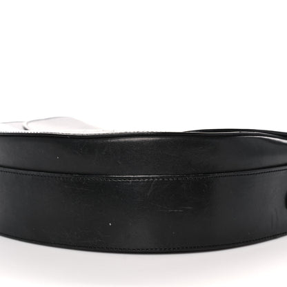 Mansur Gavriel Calfskin Saddle Crossbody Bag Black 6 of 18
