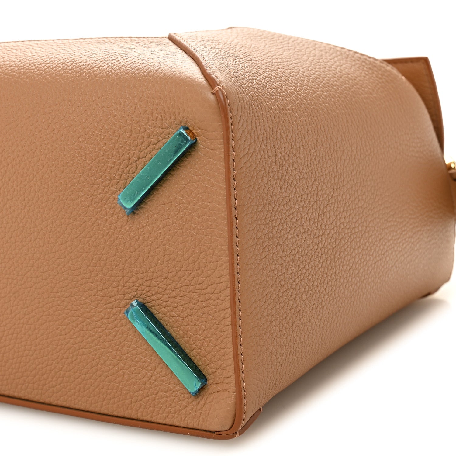 Loewe Grained Calfskin Medium Puzzle Edge Bag Toffee 10 of 10