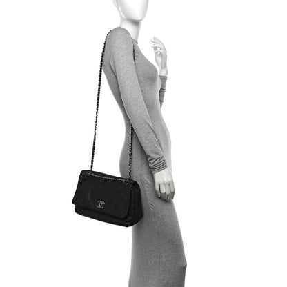 Chanel Lambskin Quilted Large Soft Touch Flap Black 2 of 13
